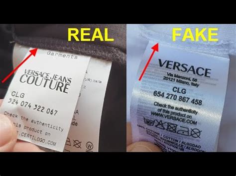 versace jeans couture real vs fake|versace authentication check.